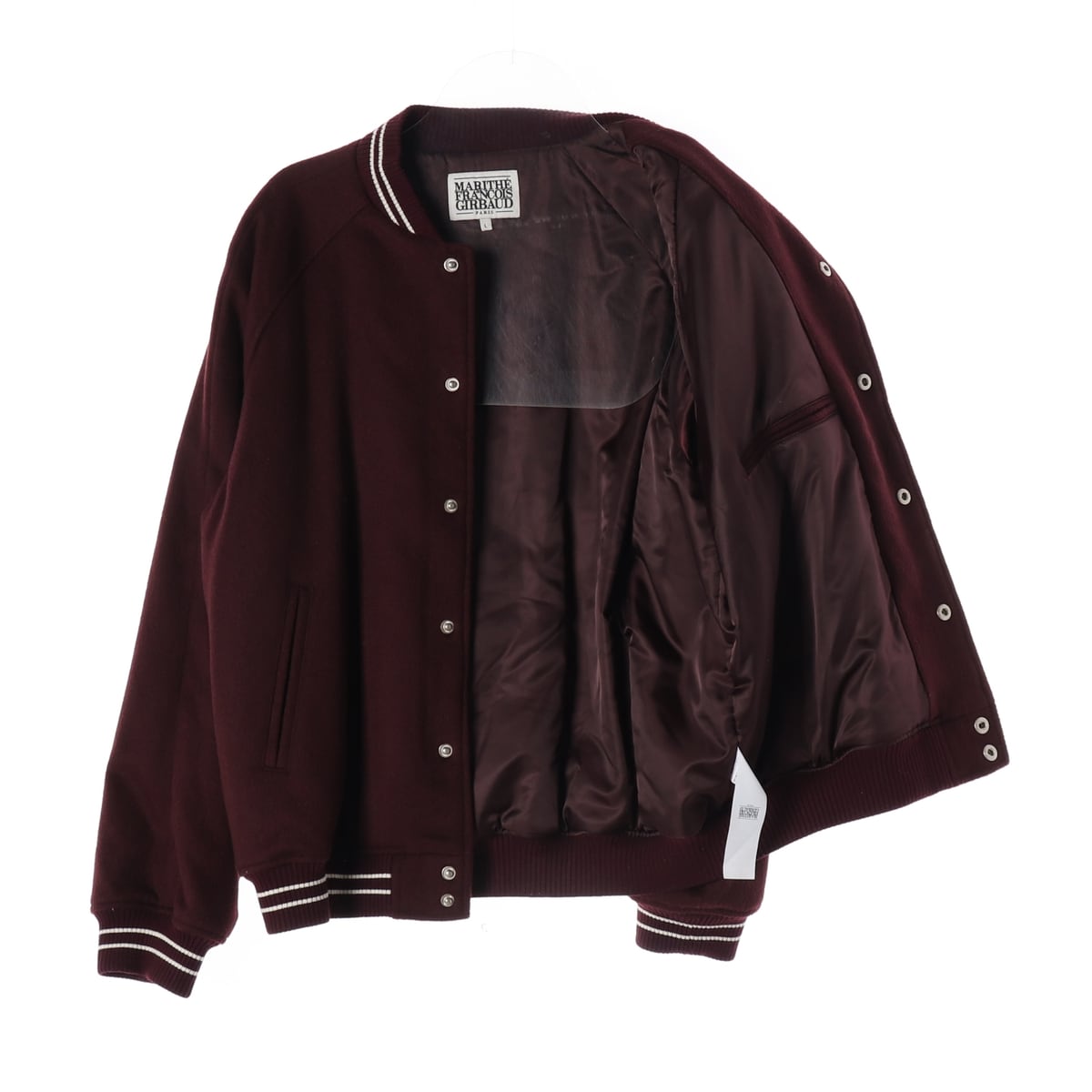 마리떼 프랑소와 저버 23FW 울 블렌드 바시티 재킷 공용 상세 이미지 2