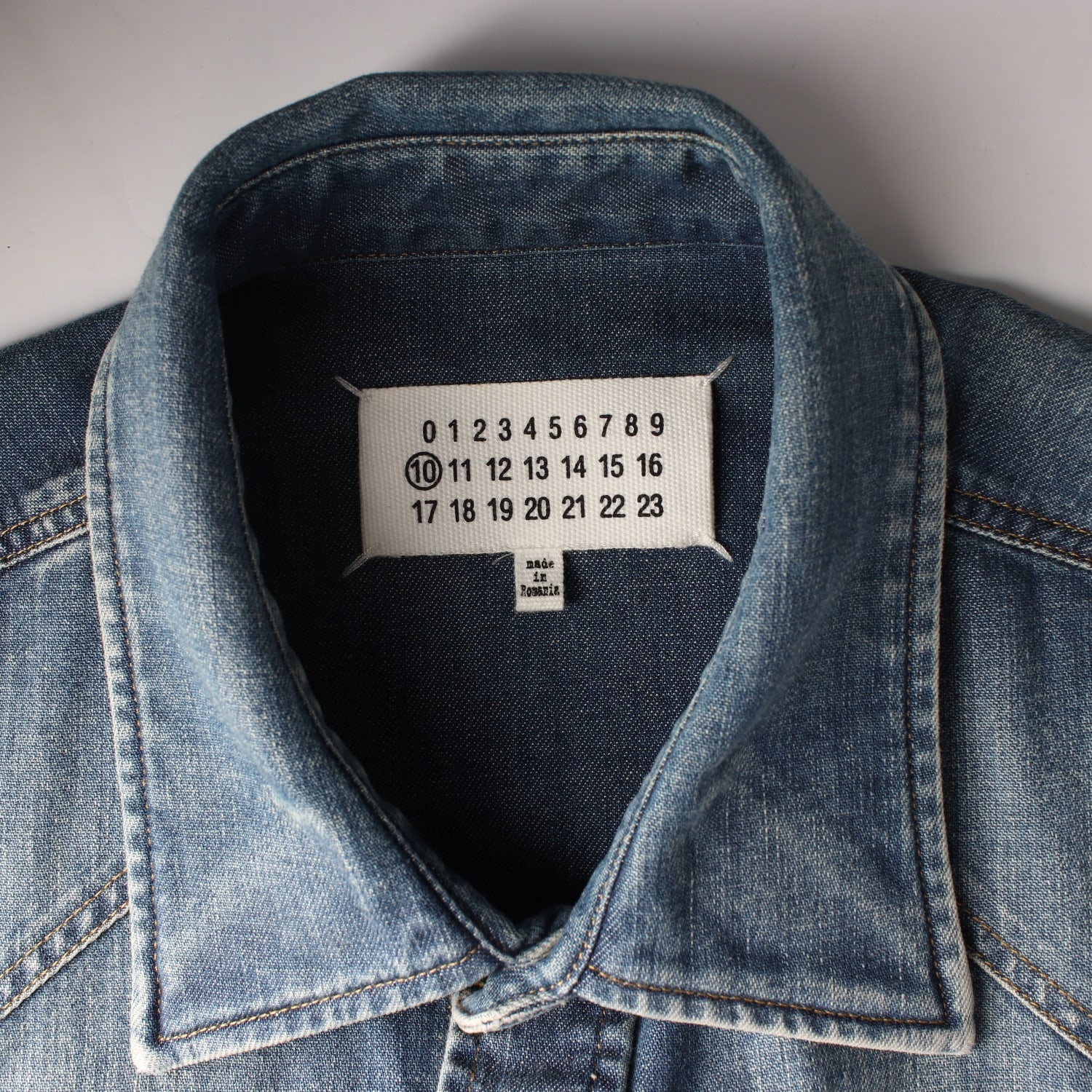 메종 마르지엘라 웨스턴 데님 셔츠 공용 이미지 3