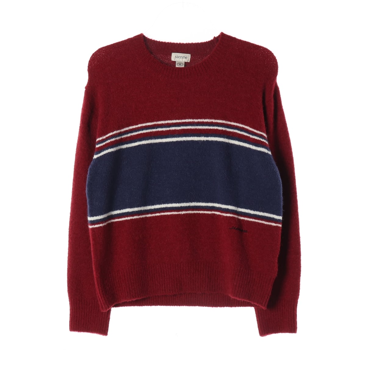 시엔느 23FW Poupee 푸페 니트 풀오버 버건디 상세 이미지 1