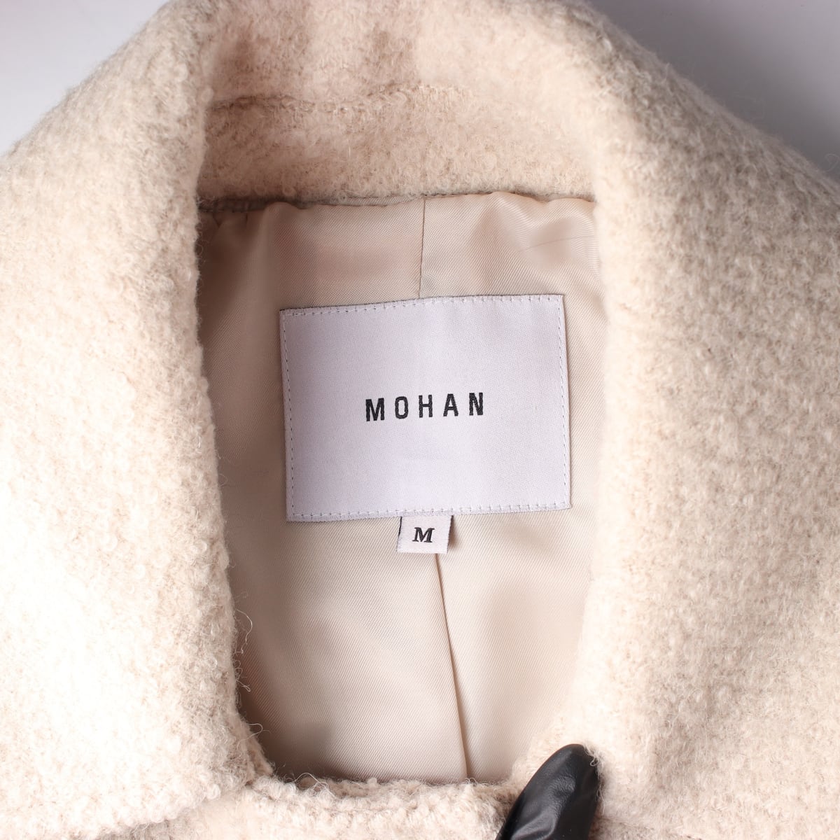 모한 21FW 울 알파카 블렌드 벨티드 롱 코트 상세 이미지 3