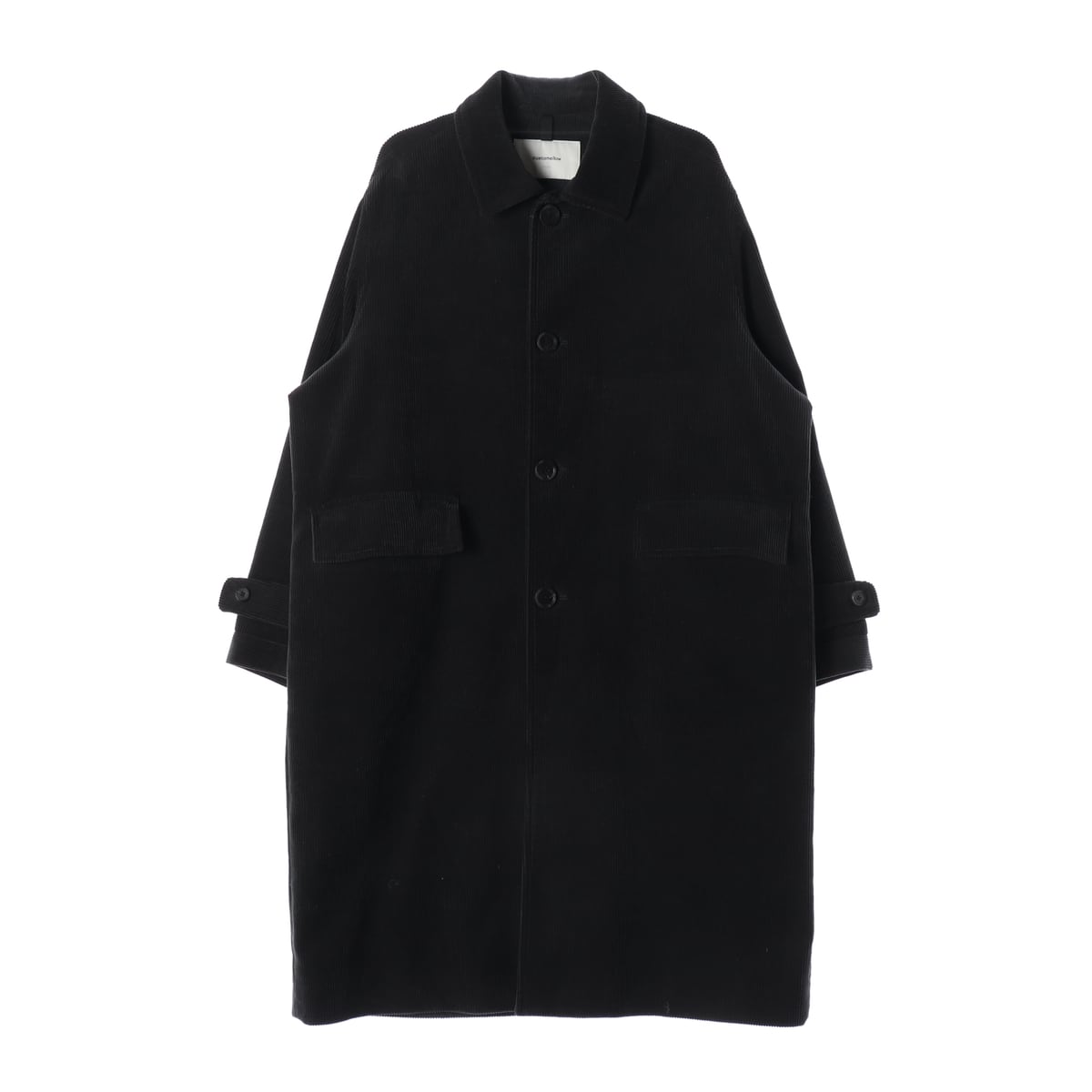 커스텀멜로우 24FW 코듀로이 레귤러핏 롱 코트 그린 상세 이미지 1