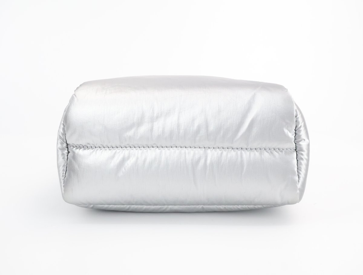 노스페이스 화이트라벨 플럼피 미니 토트백 크로스백 실버 이미지 4