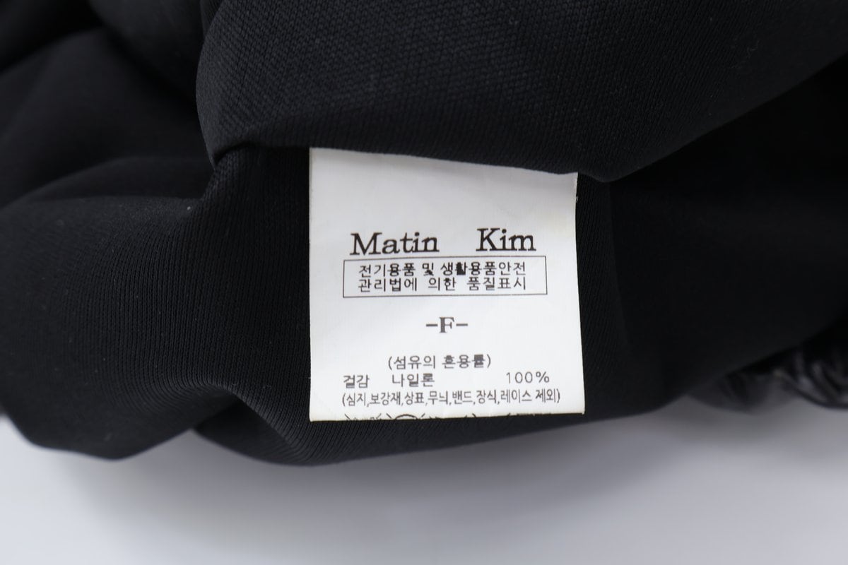 마뗑킴 스트링 코팅 백팩 블랙 상세 이미지 9