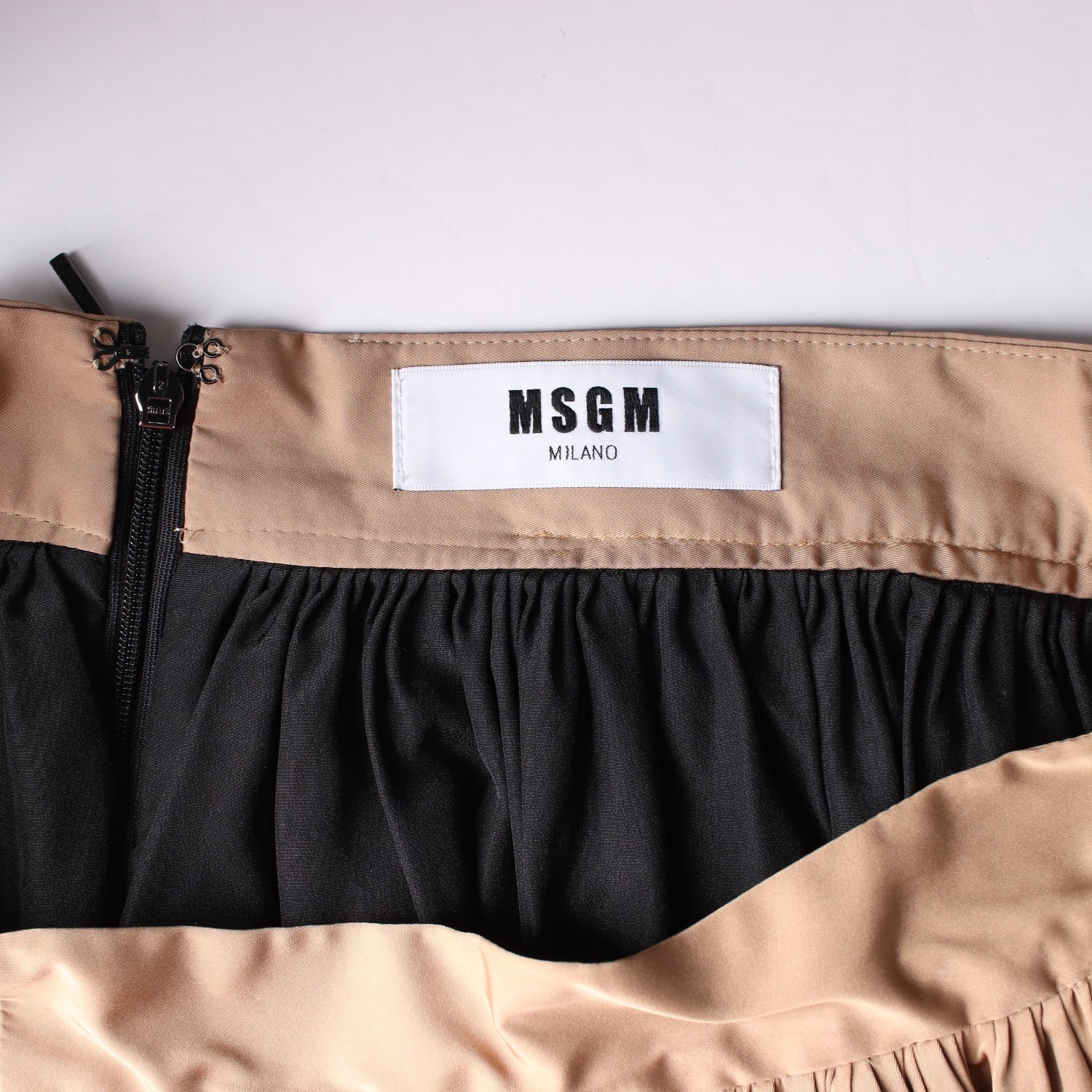 엠에스지엠 MSGM 21FW 플레어 벌룬 미니 스커트 베이지 이미지 3