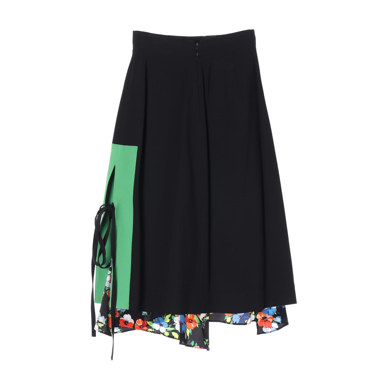 엠에스지엠 MSGM 플로럴 레이어드 실크 블렌드 스커트 이미지 2