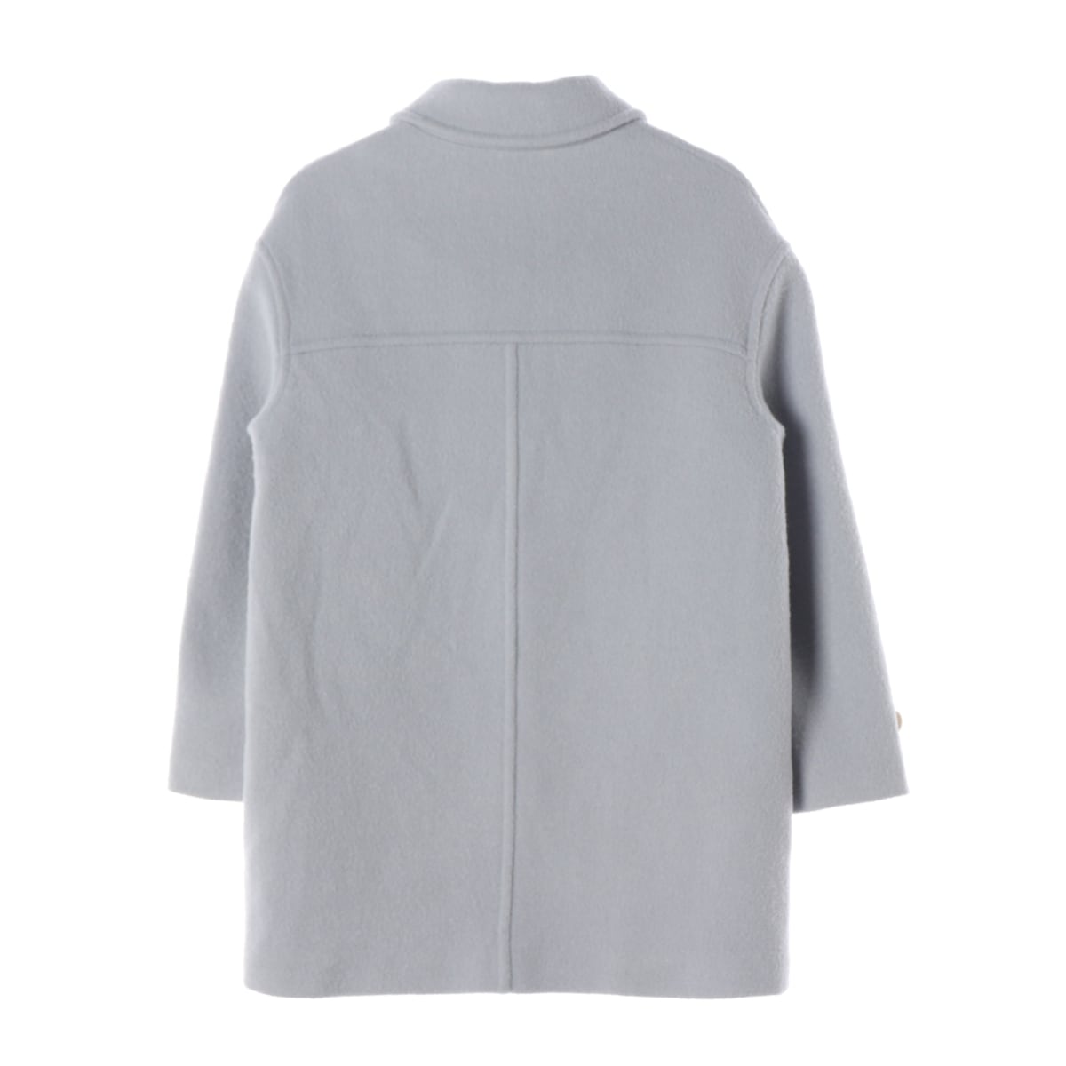 룩캐스트 24FW 헤일리 울 부클 하프 코트 아쿠아블루 상세 이미지 3
