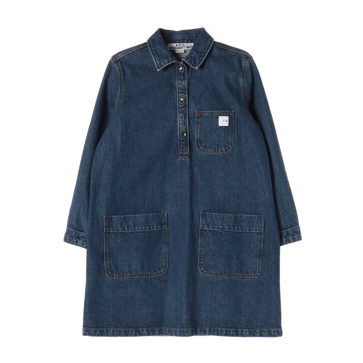 칼하트 WIP X 아페쎄 A.P.C. 콜라보 데님 원피스 상세 이미지 1