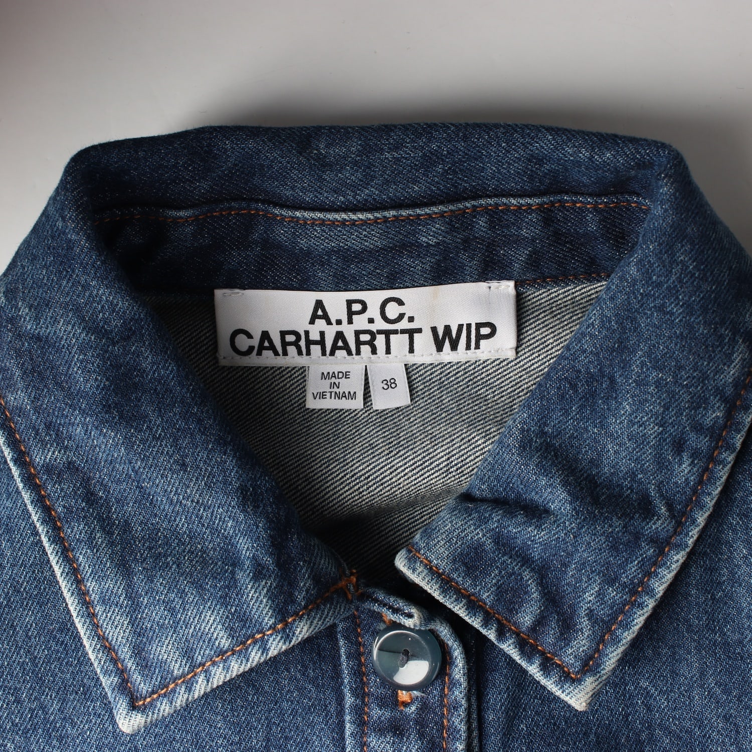 칼하트 WIP X 아페쎄 A.P.C. 콜라보 데님 원피스 이미지 3