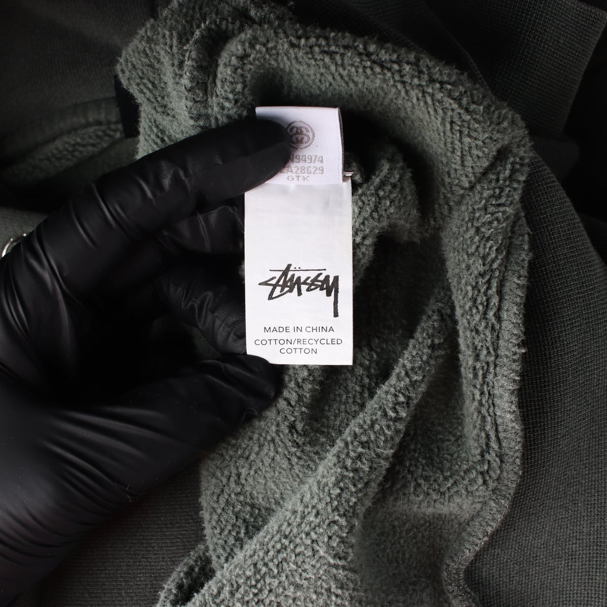 스투시 Stussy 플라이트 그린 후디 후드티 상세 이미지 4