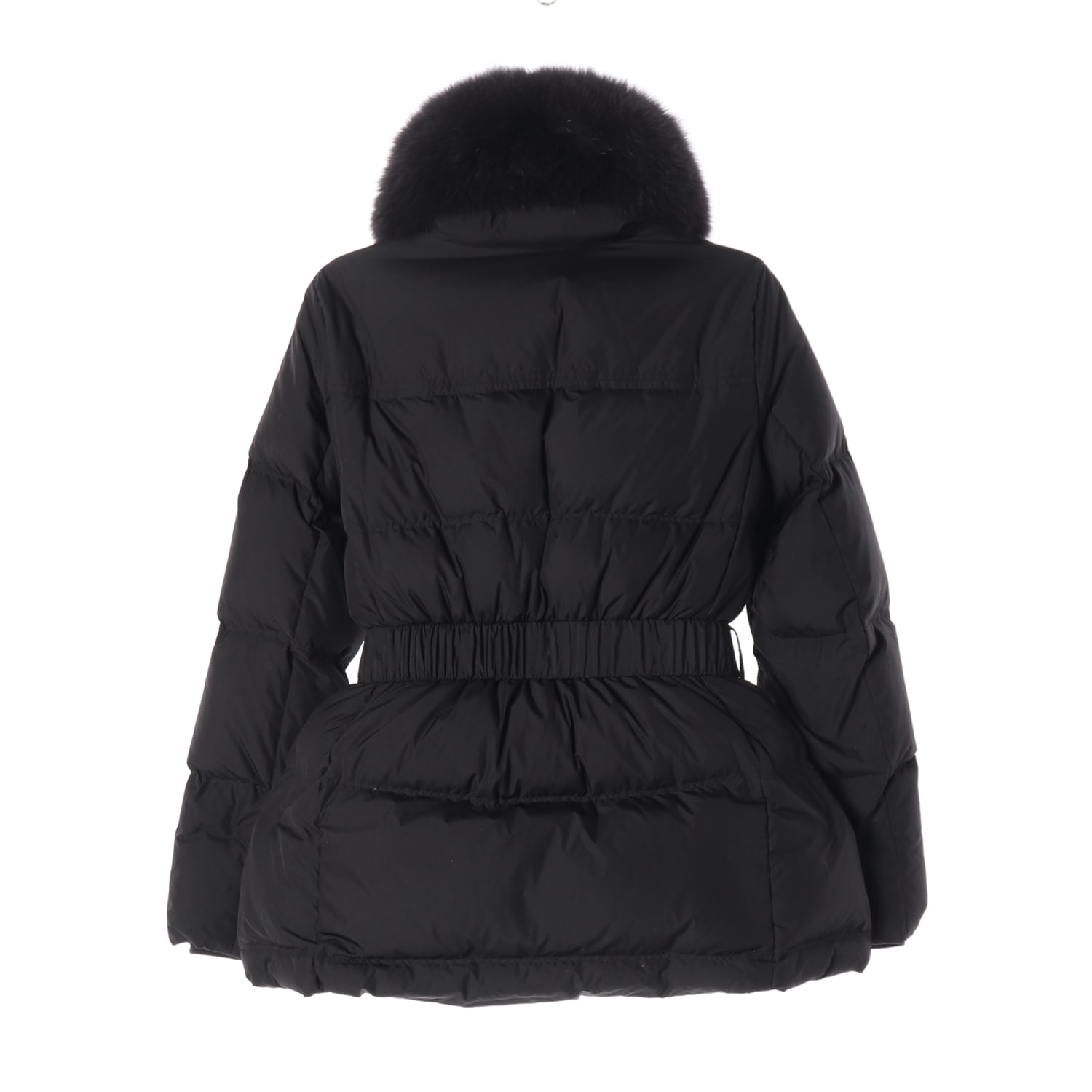 주크 22FW 천연모피 여우 퍼 구스다운 벨트 벨티드 숏 패딩 이미지 2