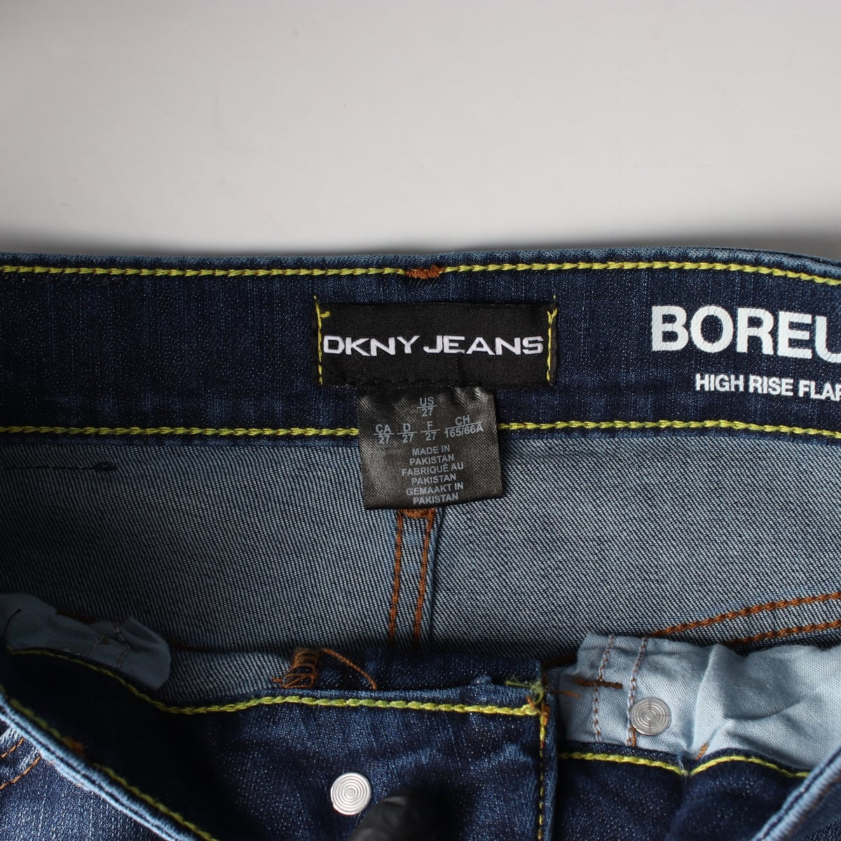디케이엔와이 DKNY 22SS 슬림 세미 부츠컷 데님 팬츠 상세 이미지 3