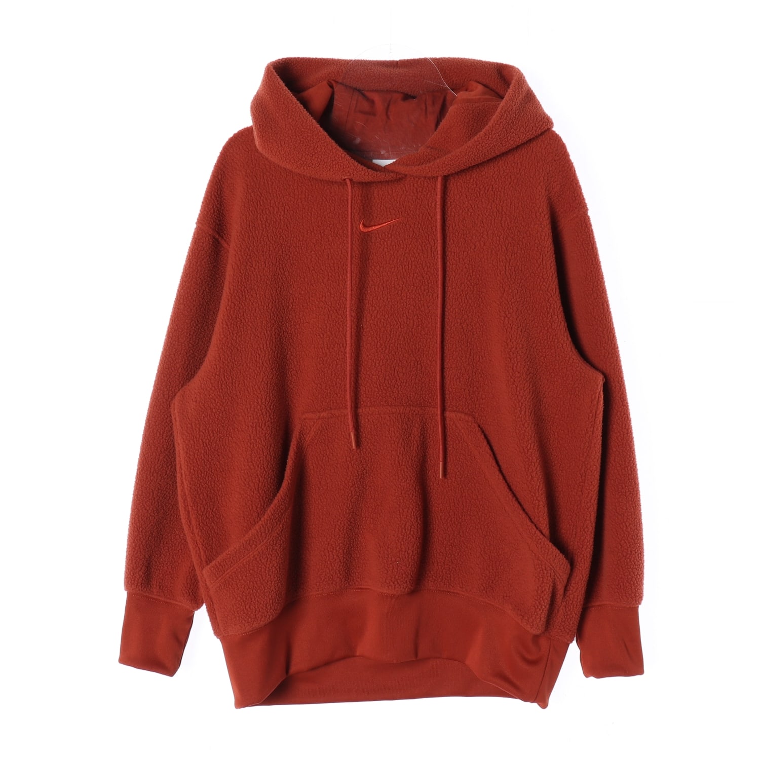 나이키 23FW 로고 자수 플러시 풀오버 플리스 후드티 이미지 1