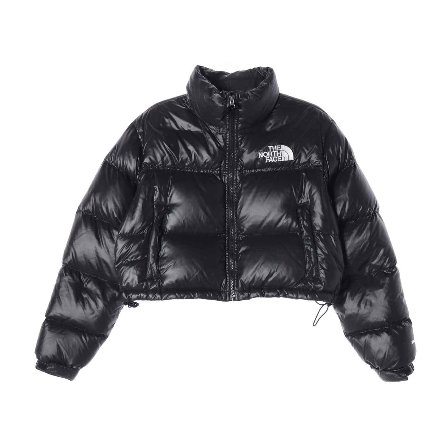 노스페이스 22FW 우먼즈 블랙 눕시 숏 다운 크롭 패딩 이미지 1