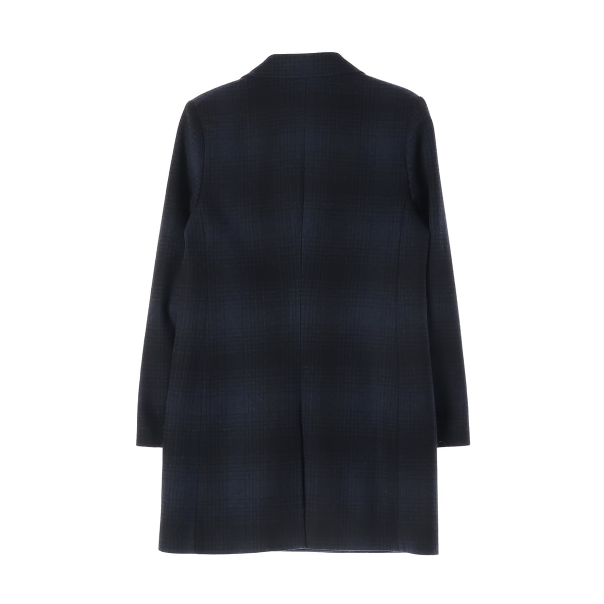 아페쎄 A.P.C. 체크 패턴 울 블렌드 더블 브레스티드 코트 상세 이미지 3