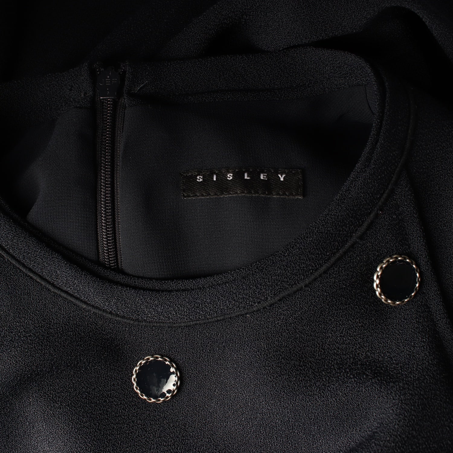 시슬리 벨트 세트 더블 버튼 라운드 롱 원피스 하객룩  이미지 3