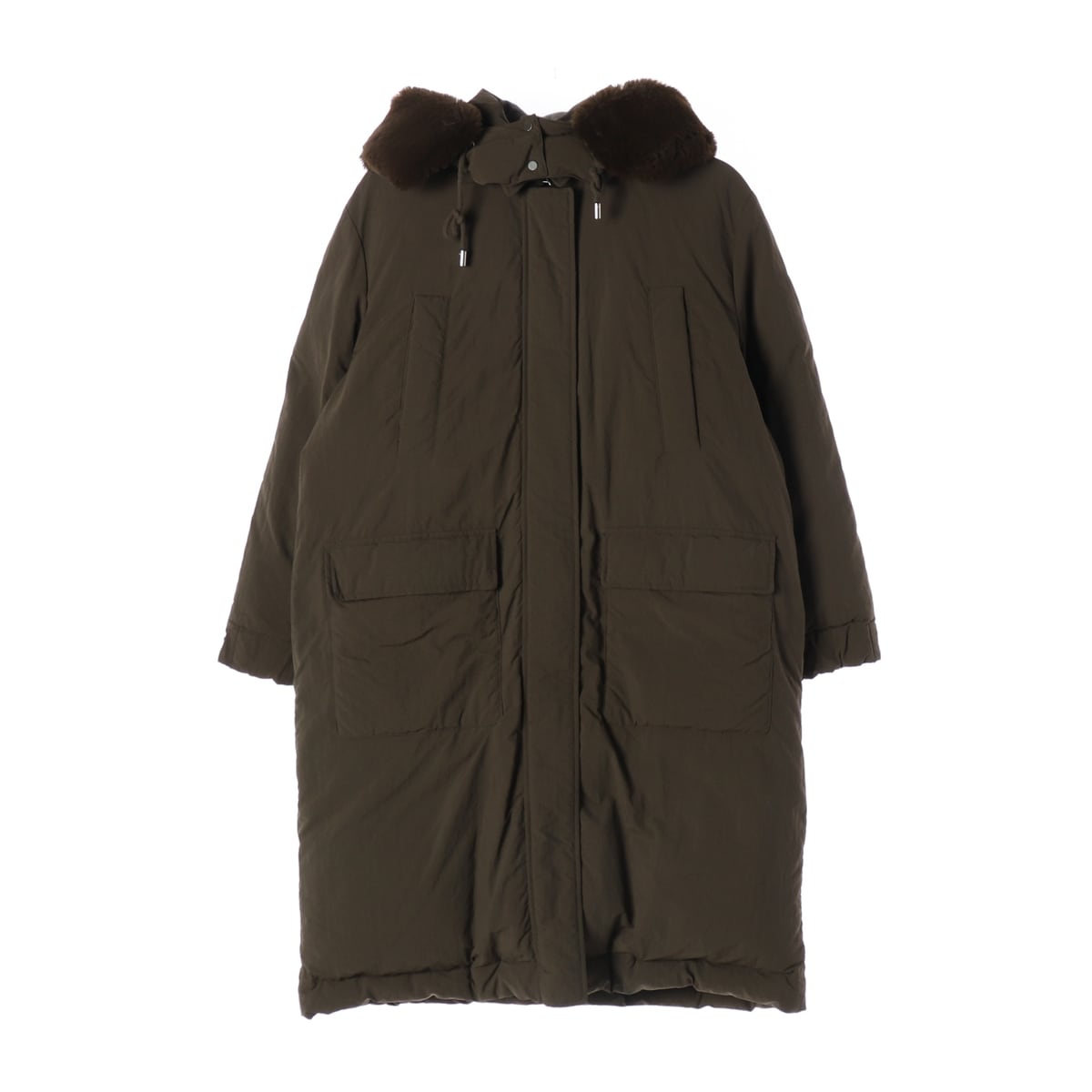 아페쎄 A.P.C. 구스다운 후드 야상 롱 패딩 상세 이미지 1