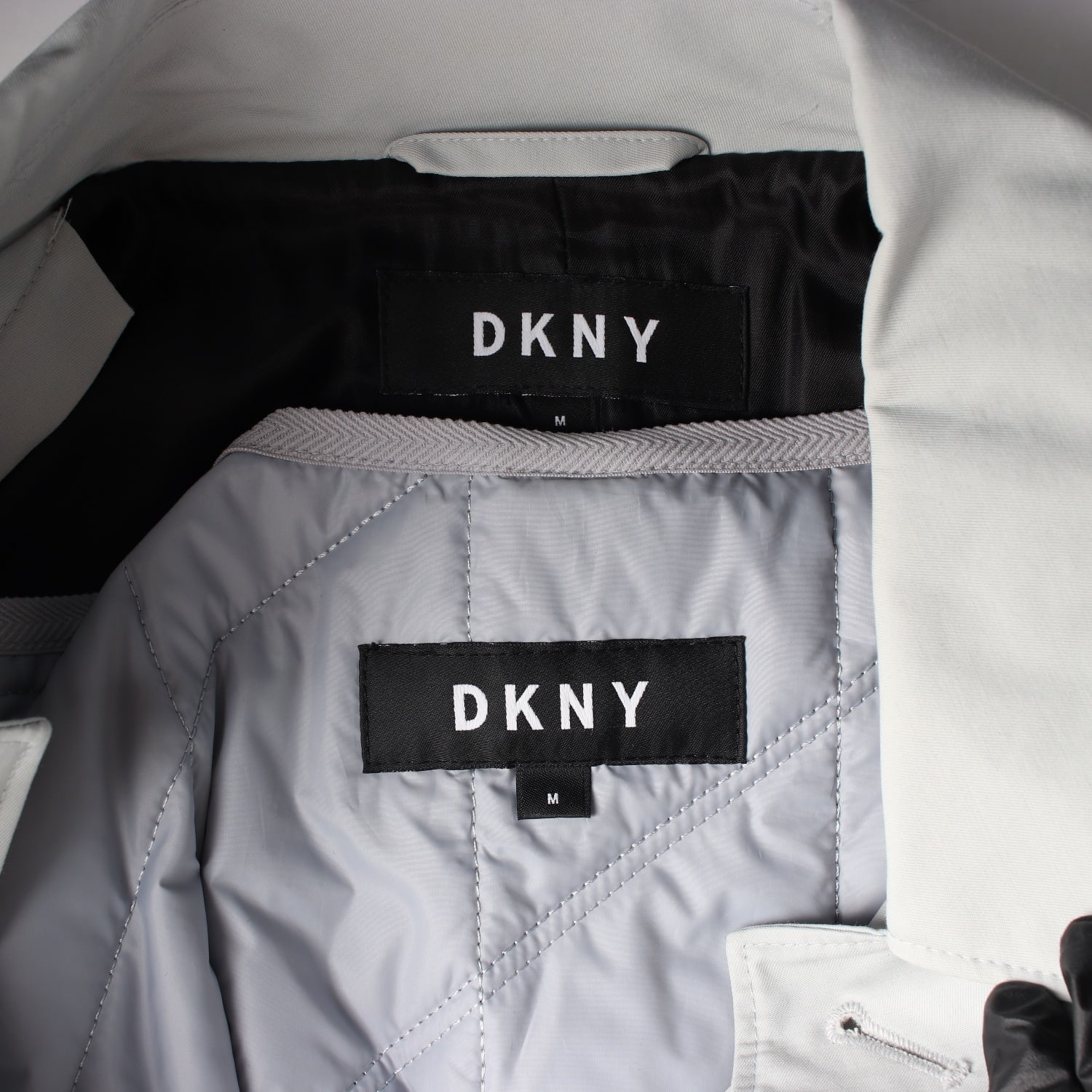 디케이엔와이 DKNY 패디드 안감 롱 코트 발마칸 재킷  이미지 4