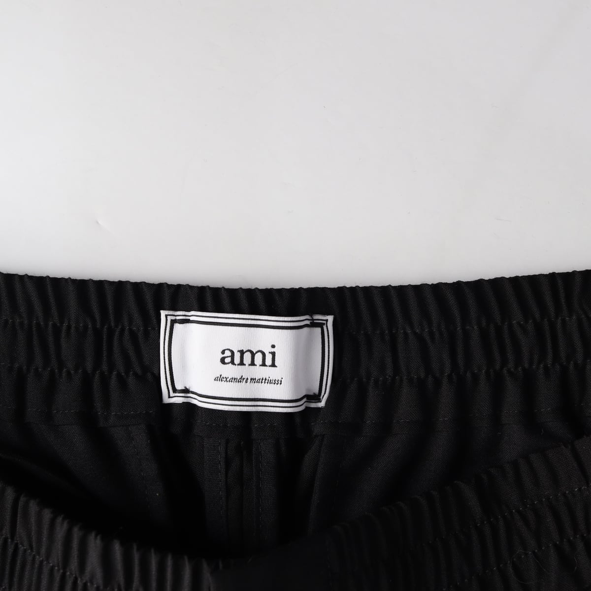 아미 ami 버진 울 100% 테이퍼드 슬랙스 팬츠 상세 이미지 3