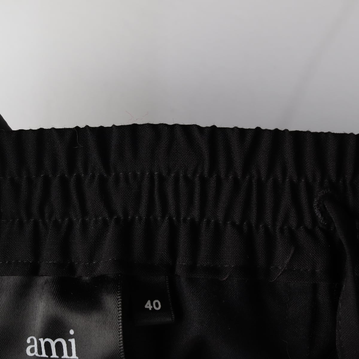 아미 ami 버진 울 100% 테이퍼드 슬랙스 팬츠 상세 이미지 4