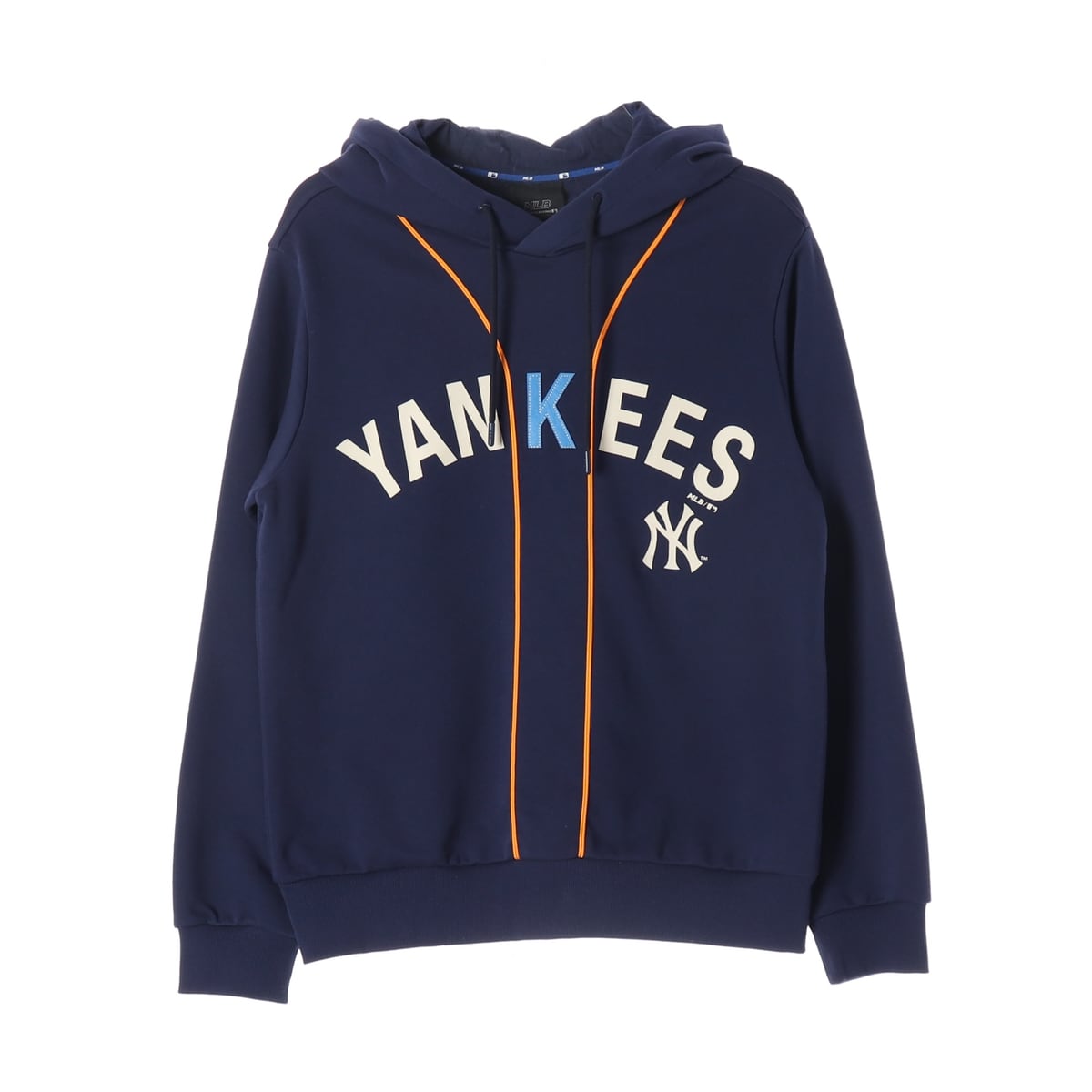 (새상품) 엠엘비 MLB 뉴욕 양키스 로고 후디 후드티 네이비 상세 이미지 1