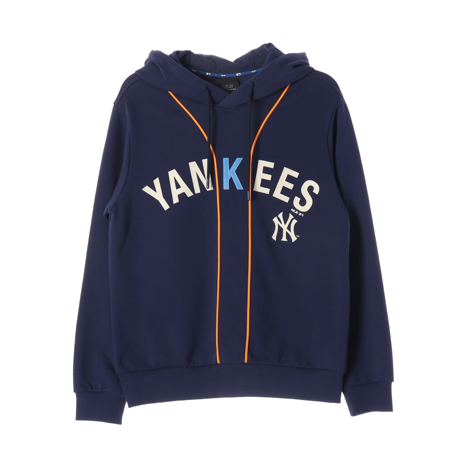 (새상품) 엠엘비 MLB 뉴욕 양키스 로고 후디 후드티 네이비 이미지 1