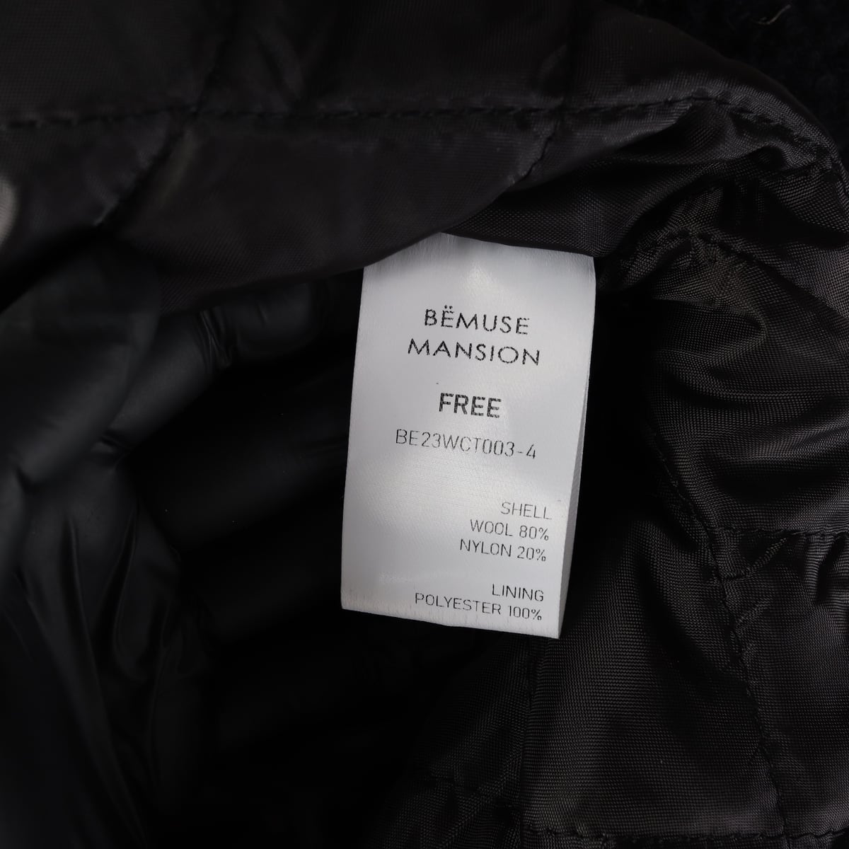 비뮤즈맨션 23FW 울 클래습 Clasp 하프 코트 더플 코트 상세 이미지 5