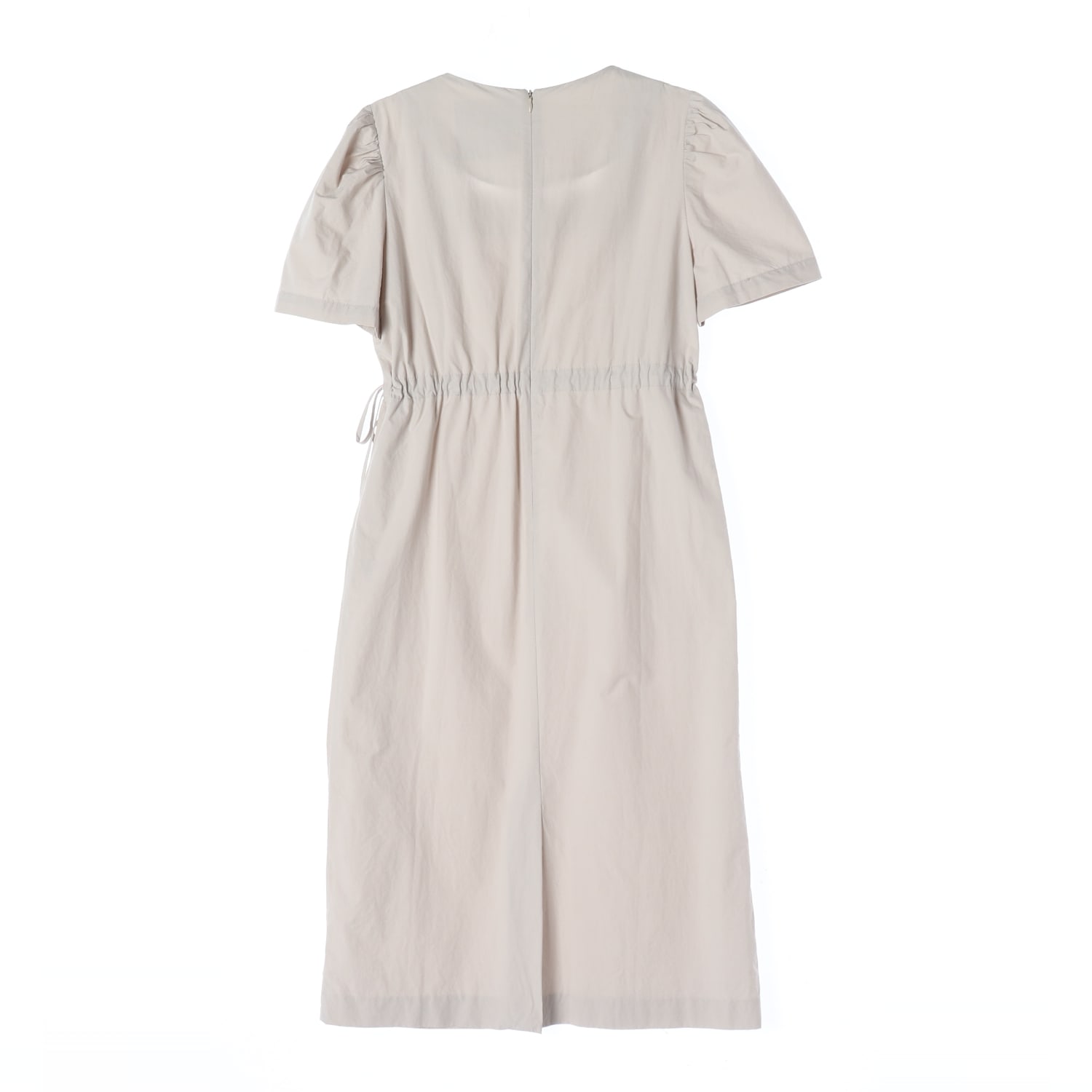 마론에디션 amy 스퀘어넥 스트링 반팔 롱 원피스 이미지 2