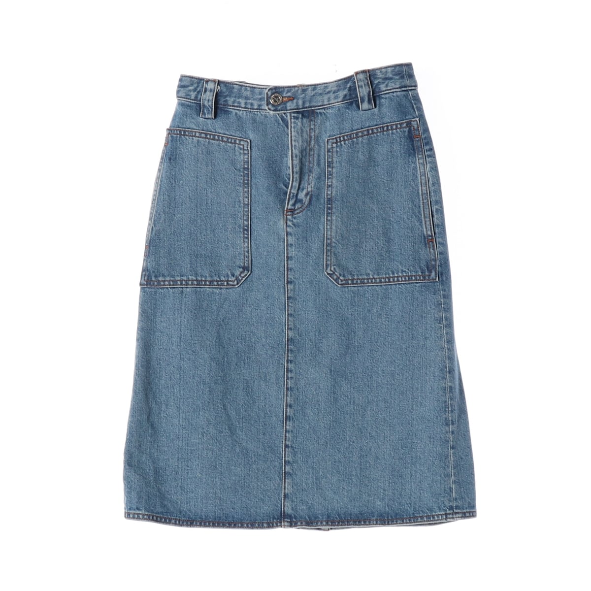 아페쎄 A.P.C. 데님 미디 스커트 상세 이미지 1
