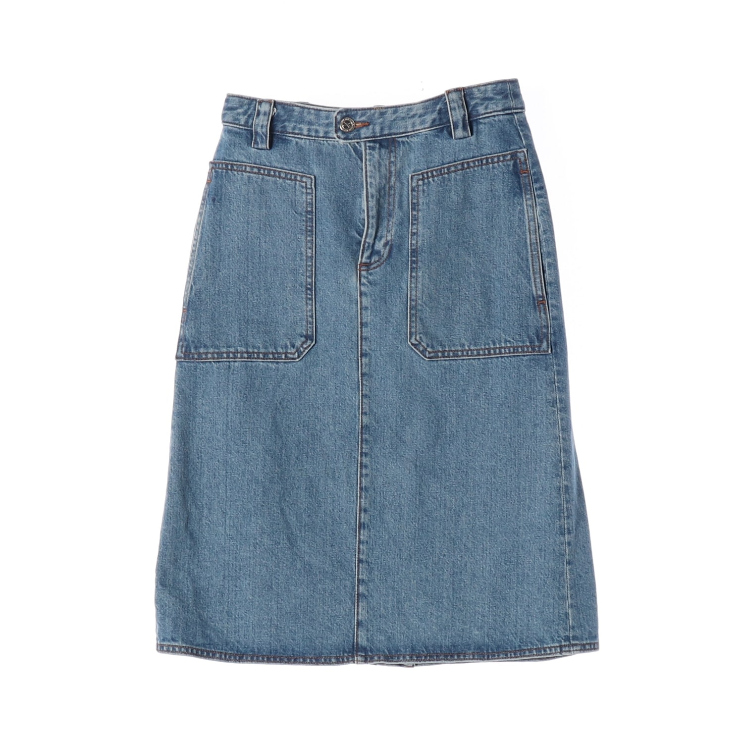 아페쎄 A.P.C. 데님 미디 스커트 이미지 1