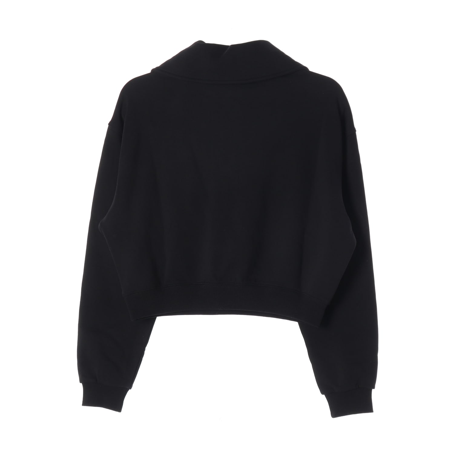 (새상품) 널디 NDY 24FW 수플레 크롭 스웻셔츠 블랙 이미지 2