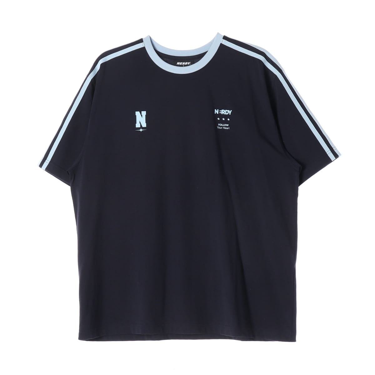 널디 NDY 25SS 스포티 NY 반팔 티셔츠 네이비 상세 이미지 1