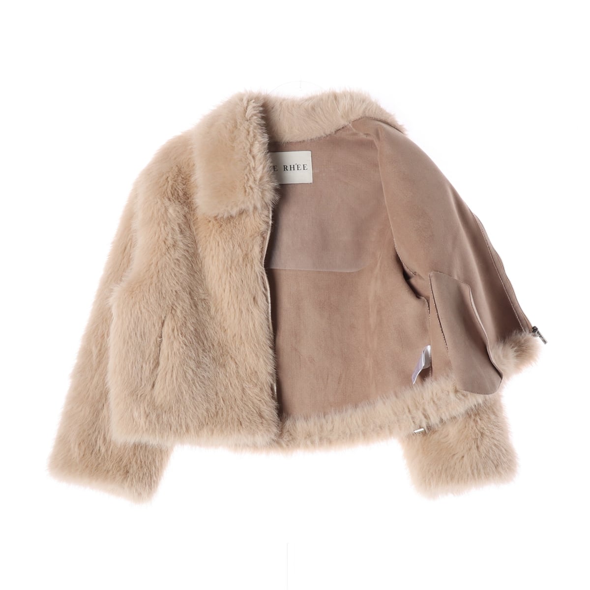 리이 RE RHEE 23FW SOFT FAUX FUR JACKET 숏 퍼 코트 재킷 상세 이미지 2