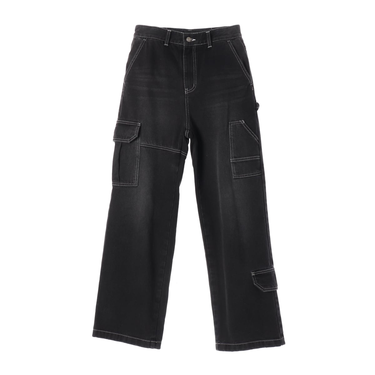 인스턴트펑크 22FW 포켓 블랙 데님 팬츠 상세 이미지 1