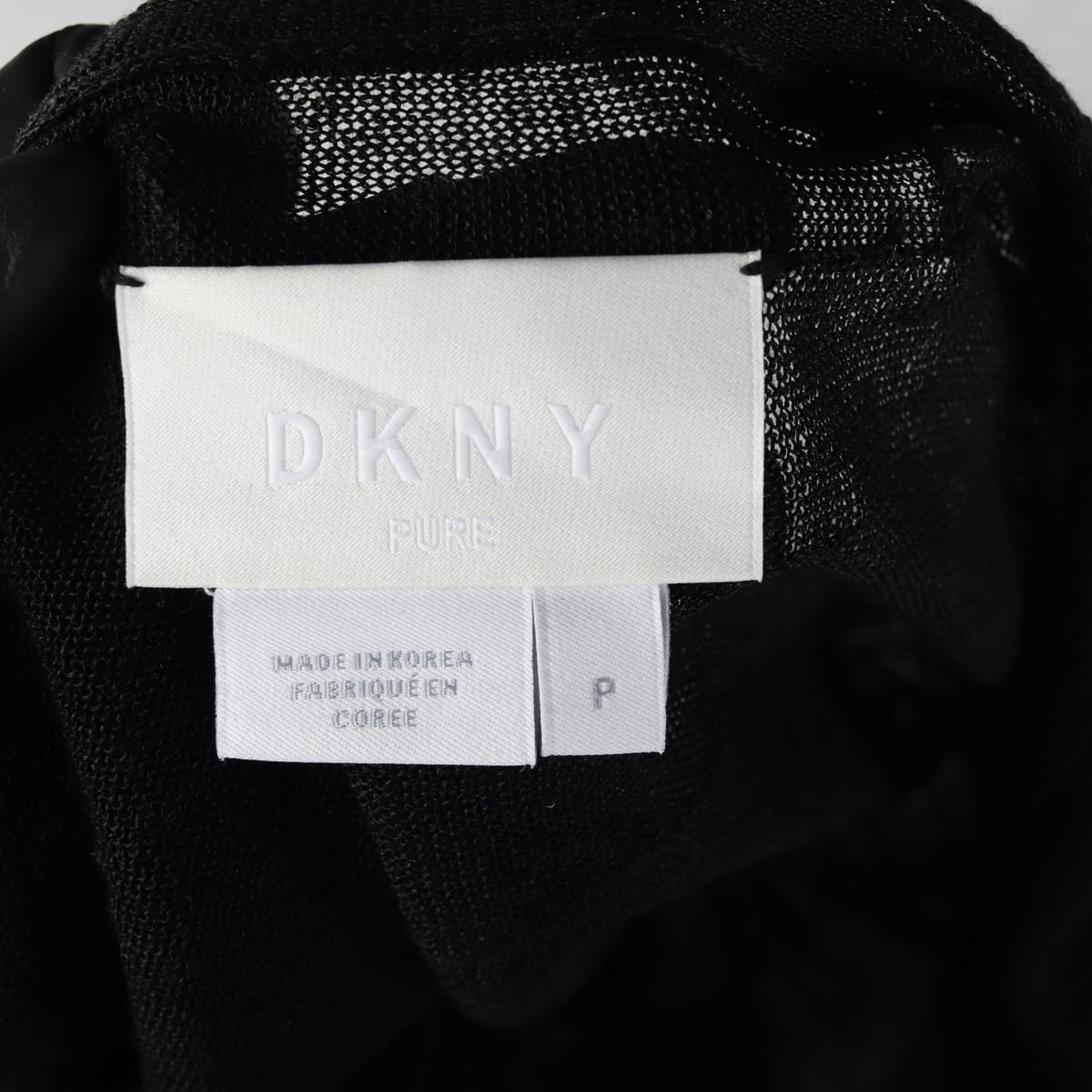 디케이엔와이 DKNY 린넨 92% 벨티드 롱 가디건 상세 이미지 3