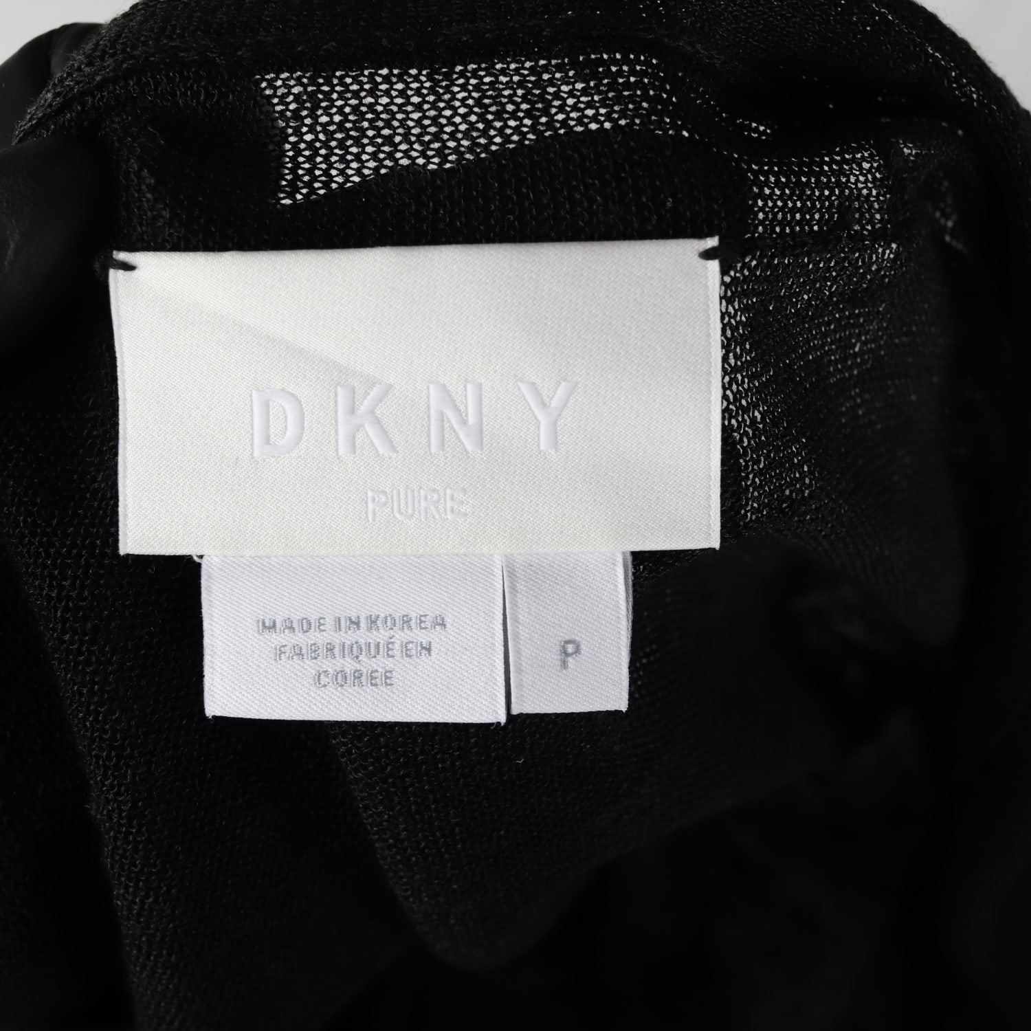 디케이엔와이 DKNY 린넨 92% 벨티드 롱 가디건 이미지 3
