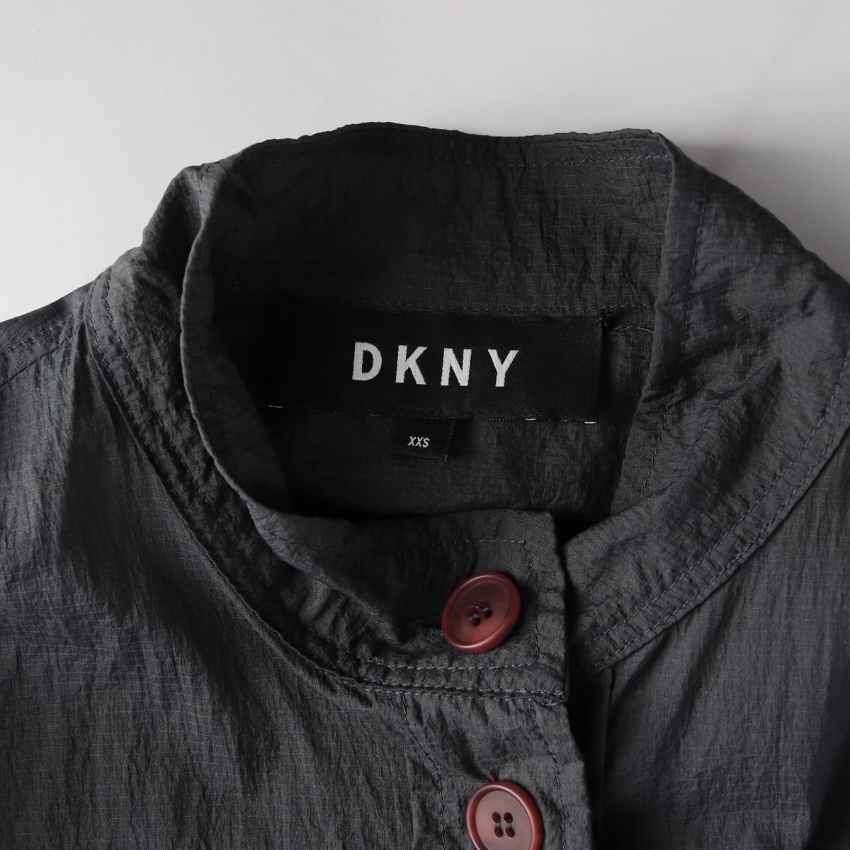 디케이엔와이 DKNY 나일론 아웃포켓 벨티드 롱 셔츠 원피스 상세 이미지 3