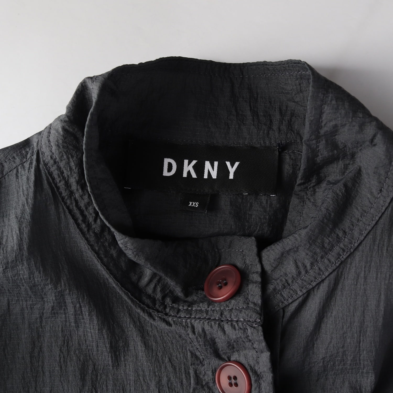 디케이엔와이 DKNY 나일론 아웃포켓 벨티드 롱 셔츠 원피스 이미지 3