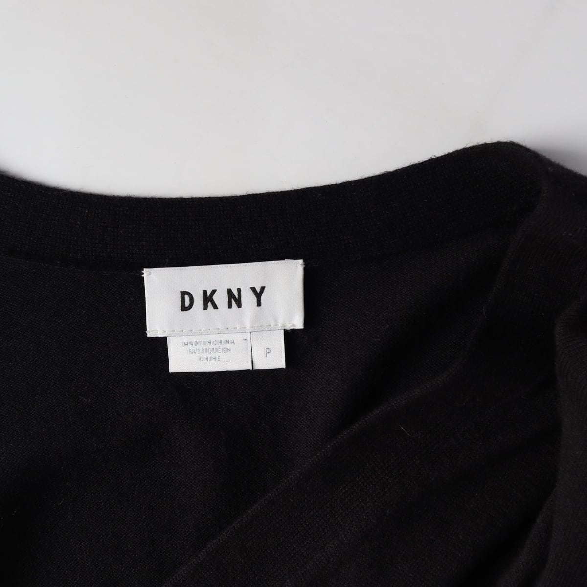 디케이엔와이 DKNY 울 블렌드 언발 밑단 롱 가디건  상세 이미지 3