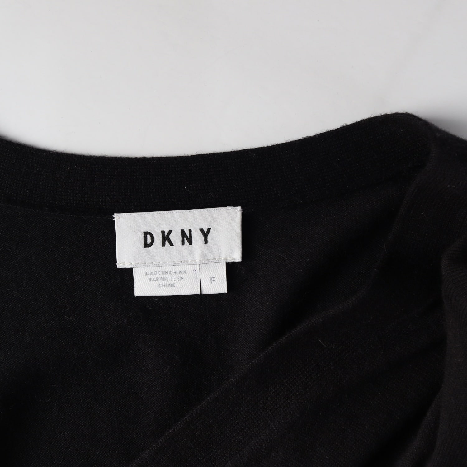 디케이엔와이 DKNY 울 블렌드 언발 밑단 롱 가디건  이미지 3