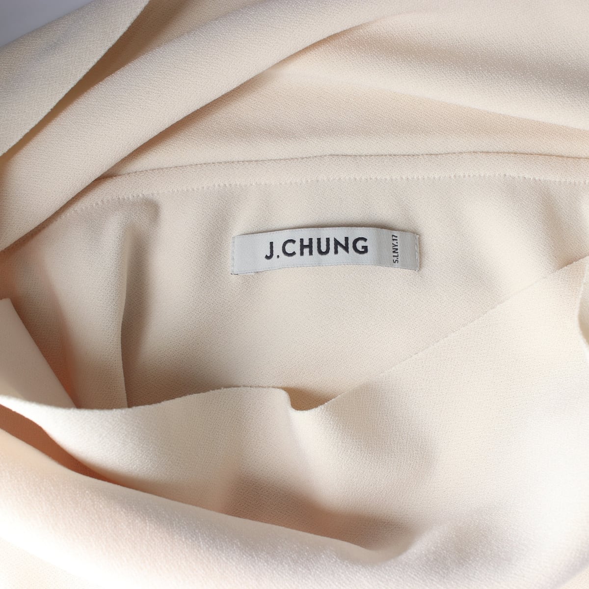 제이청 21SS 시그니처 패널 머메이드 롱 원피스 21 페일 옐로우 상세 이미지 3