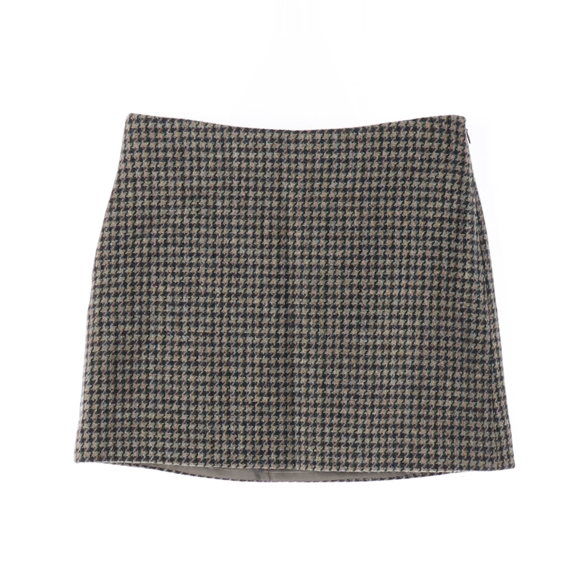 (새상품) 아떼바네사브루노 22FW 하운드투스 체크 울 스커트 상세 이미지 1