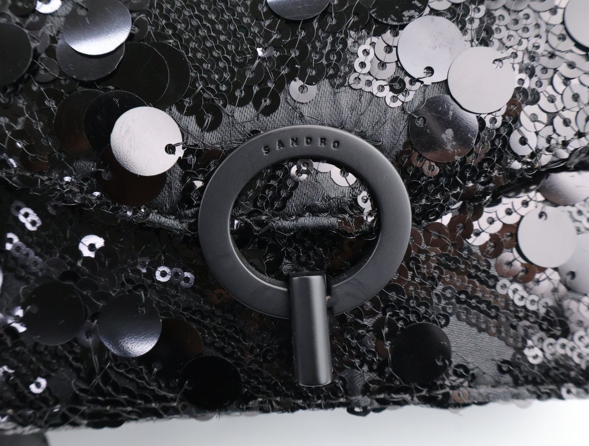 산드로 글리터 스퀸 스팽글 장식 미니백 숄더백 크로스백 이미지 9