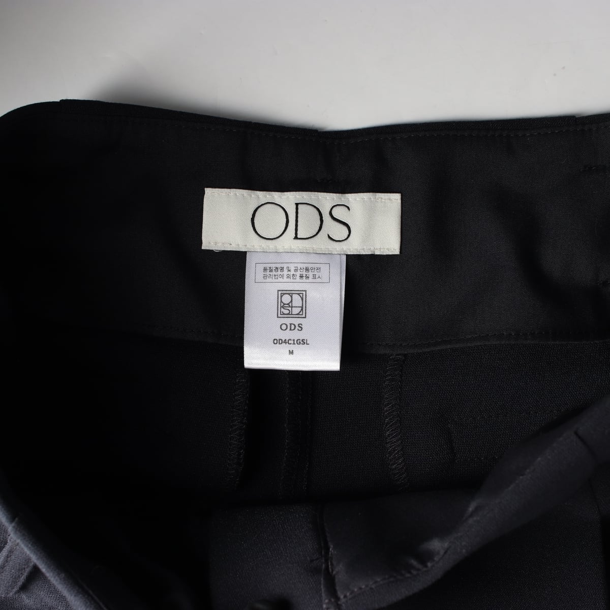 오디에스 ODS 와이드 투턱 슬랙스 팬츠 네이비  상세 이미지 3