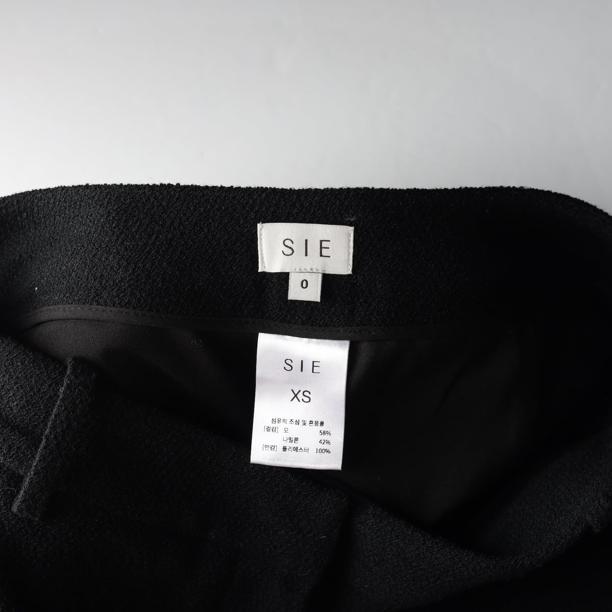 시에 SIE 울 블렌드 쇼츠 숏팬츠 상세 이미지 3