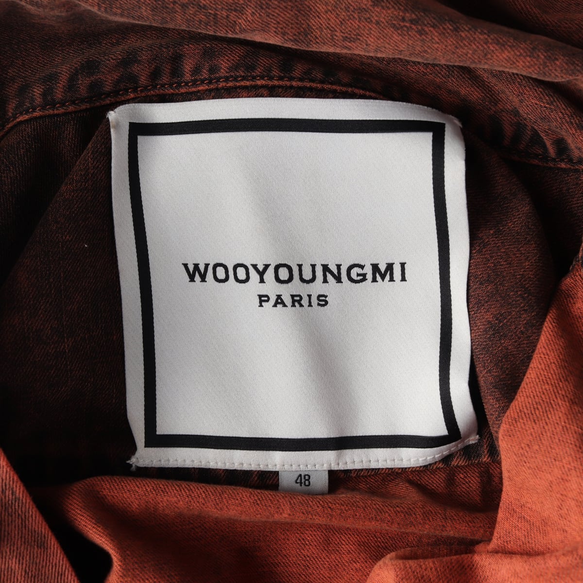 우영미 19AW 오렌지 워싱 데님 셔츠 재킷 상세 이미지 3