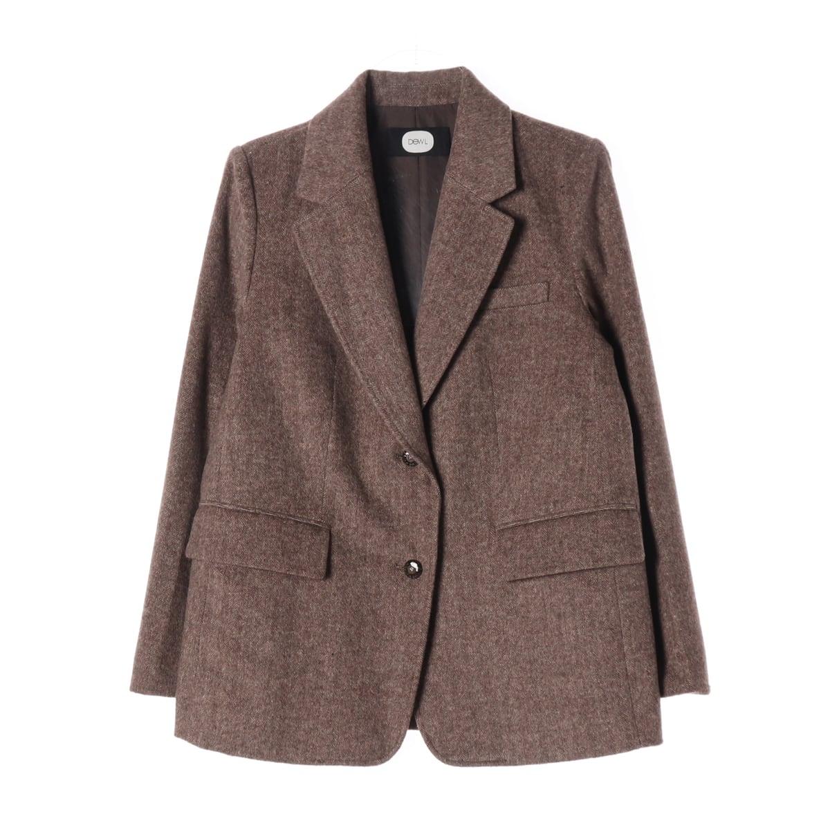 듀엘 25FW 울 블렌드 헤링본 블레이저 재킷 상세 이미지 1