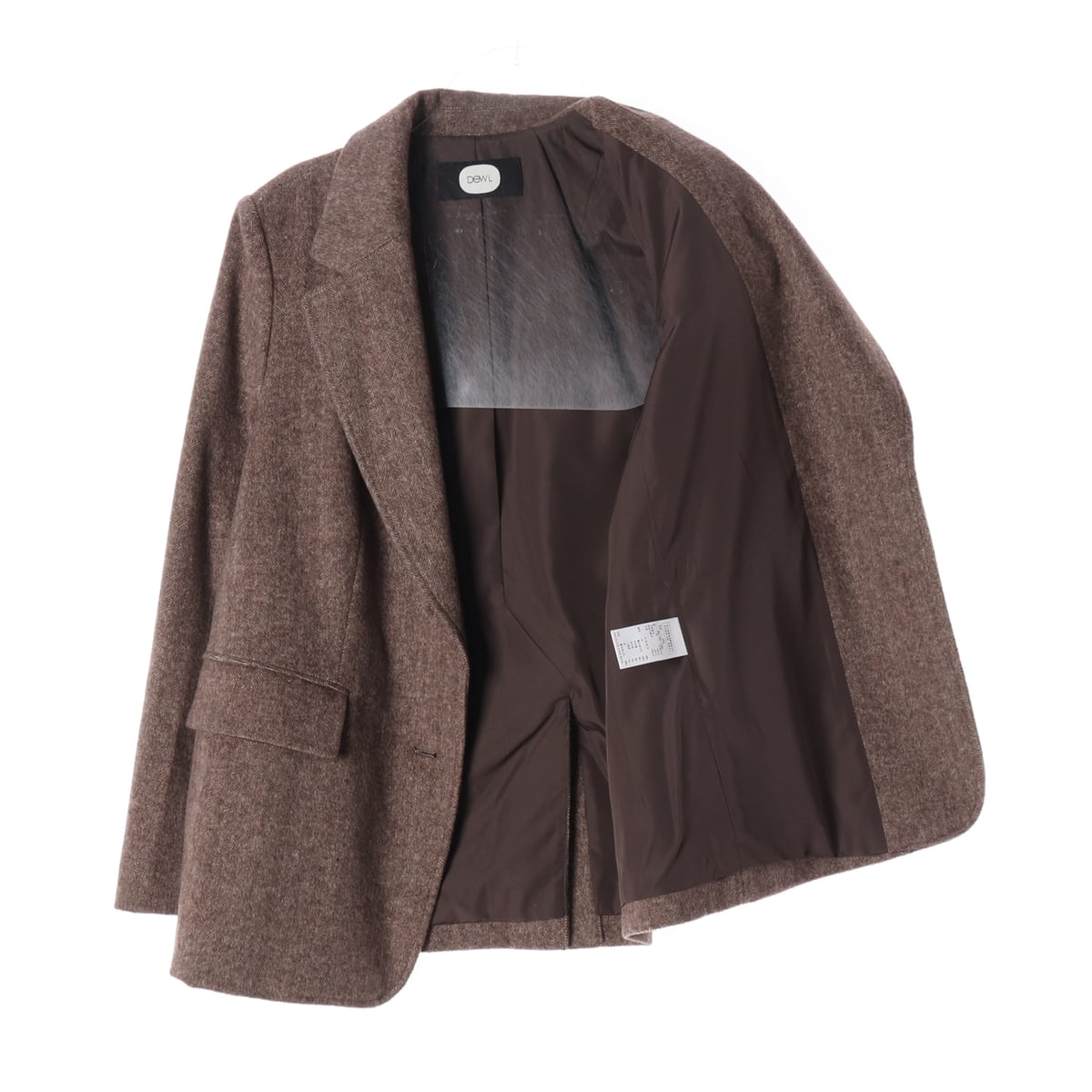 듀엘 25FW 울 블렌드 헤링본 블레이저 재킷 상세 이미지 2