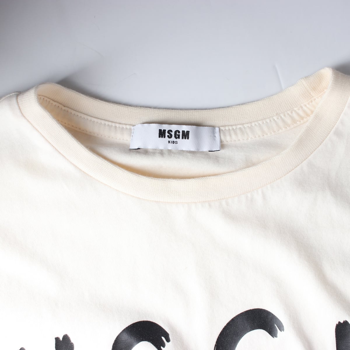 엠에스지엠 MSGM 23SS 키즈 로고 프린트 반팔 티셔츠 상세 이미지 3