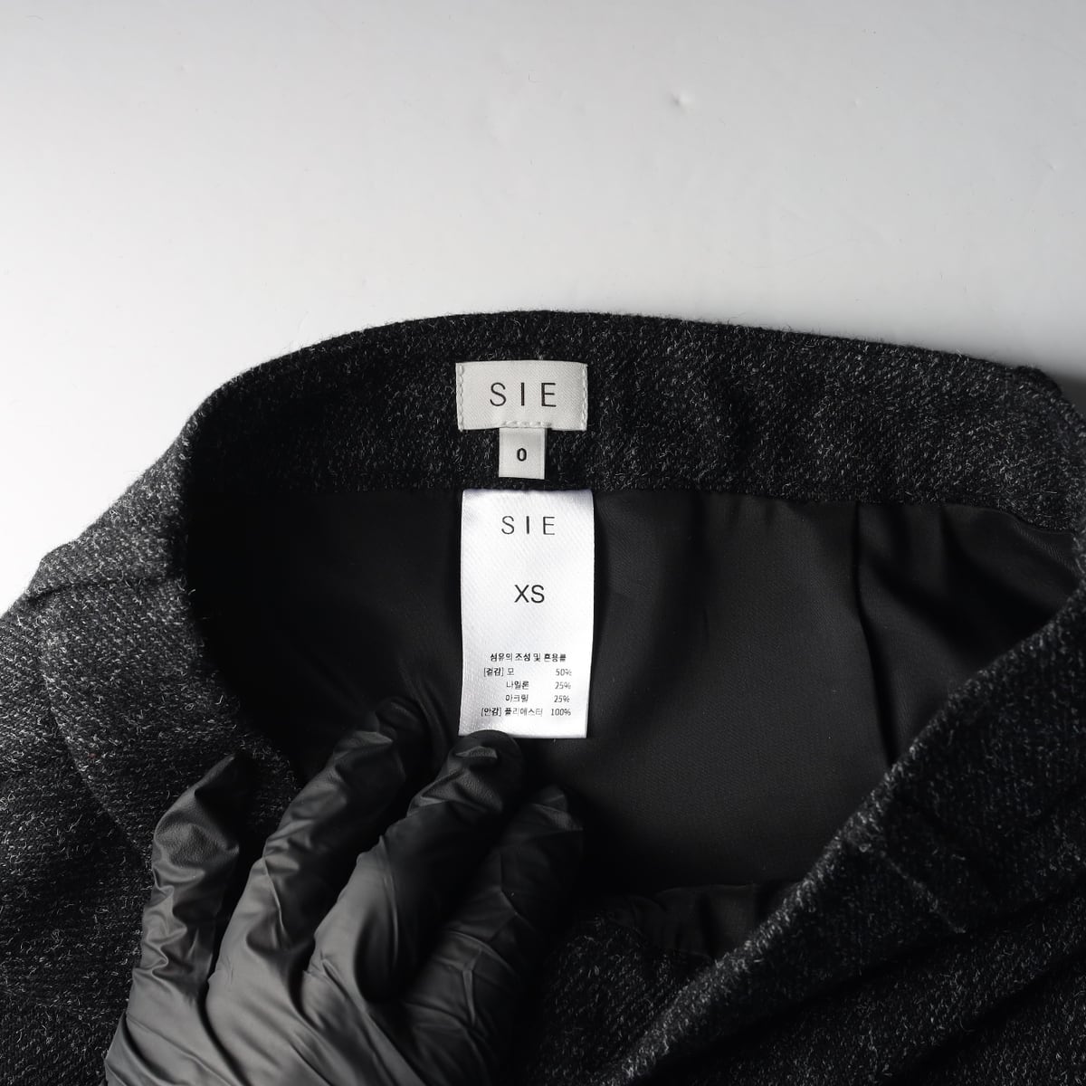 시에 SIE 22FW 울 블렌드 와이드 보카시 슬랙스 팬츠 상세 이미지 3