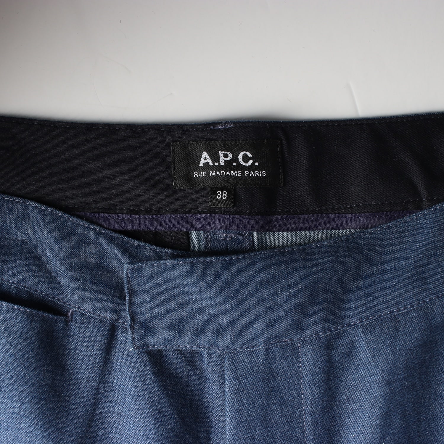 아페쎄 A.P.C. 테이퍼드핏 코튼 팬츠 이미지 3